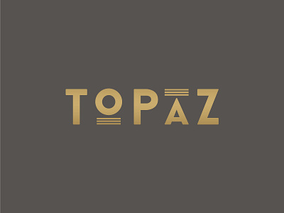 Topaz WiP Identity study identity logo mark typography