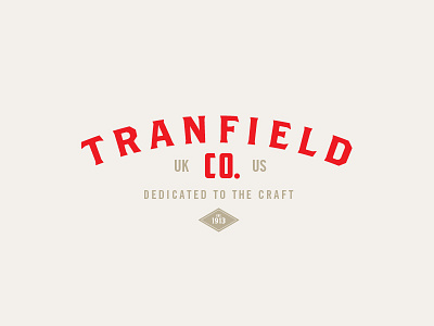 Trainfield Crest identity logo logomark mark typography