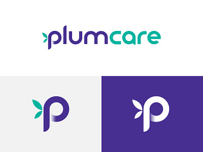 Plumcare Identity identity logo logomark mark typography