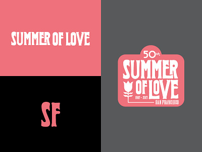 Summer Of Love Type WIP lettering logo typography