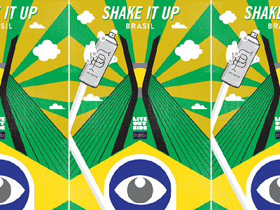 Shake it up design illustration