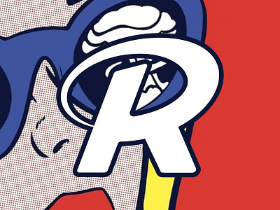 R Logo study design logo type typography