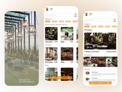 Book dinner bookrestaurant dailychallenge dailyui design figma figmaui restaurants ui uidesign user interface