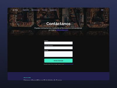27 Contact us - Reby contact contact us contact us page daily ui dailyui dailyuichallenge design reby