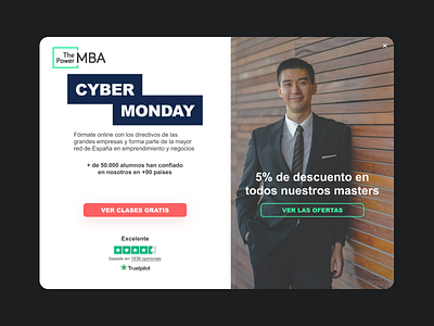 35 Special offer - ThePowerMBA banner banner ad daily ui dailyui dailyuichallenge discount discounts overlay