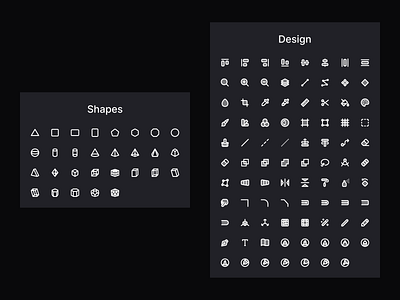 Dencar Icon Pack - Design, Shapes