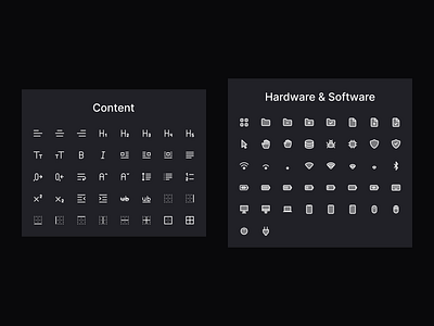 Dencar Icon Pack - Content, Hardware & Software