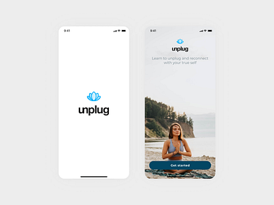 Splash & Onboarding - Unplug Redesign