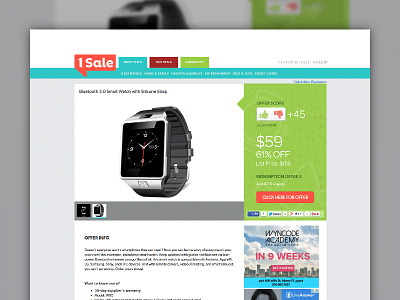 Product Page 1sale.com dislike ecommerce like product page