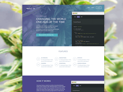 MaryJ.io Draft 1 draft landing page