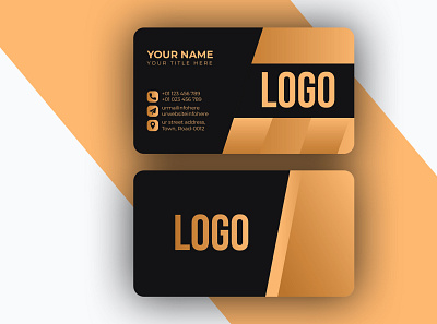 Luxury Business Card Design Template business card businesscarddesign clean corporate creative design graphic design luxury minimal modern template unique vector