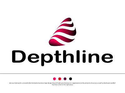 Depthline Modern Logo -Brand Identity