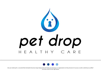 pet drop logo design - Brand Identity brand identity branding graphic graphic design illustration illustrator logo and branding logo folio logo idea logo inspiration logo maker logo trends logo trends 2021 logotype modern logo pet care logo pet drop pet drop logo pet logo vector