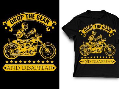 motor cycle tshirt Design