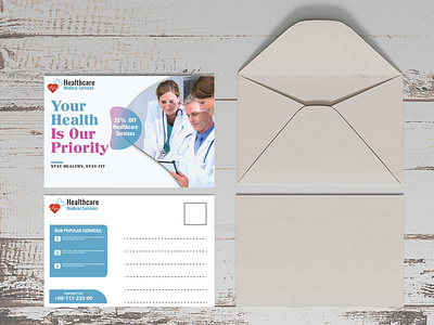 Medical Post Card Design