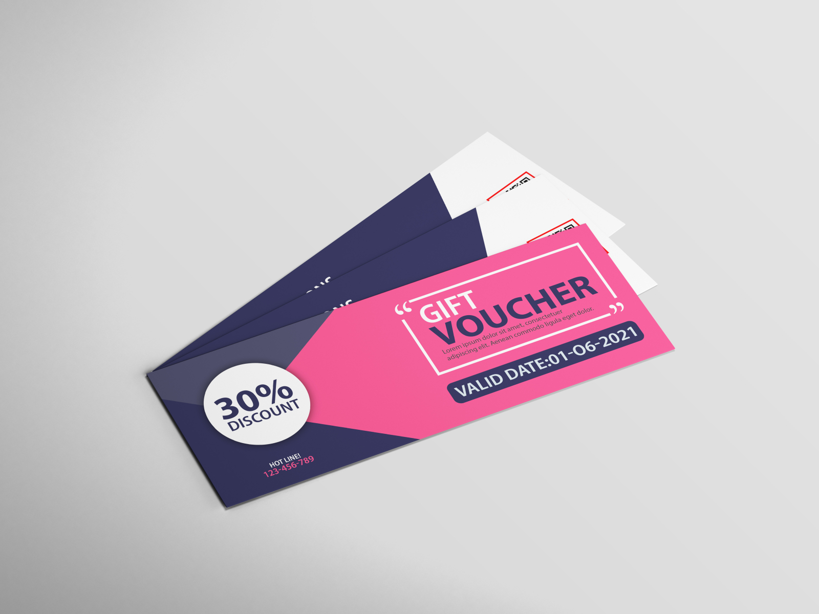 gift voucher card design by Mohammad Shorif on Dribbble