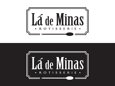 Lá de Minas - Rotisserie brand graphicdesign logo