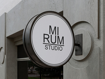 MIRUM design logo minimal