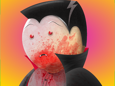King of Closet affinity blood designer fangs halloween illustration ipad texture vampire vector