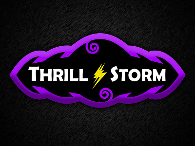 ThrillStorm.com Logo branding design icon illustration logo web website