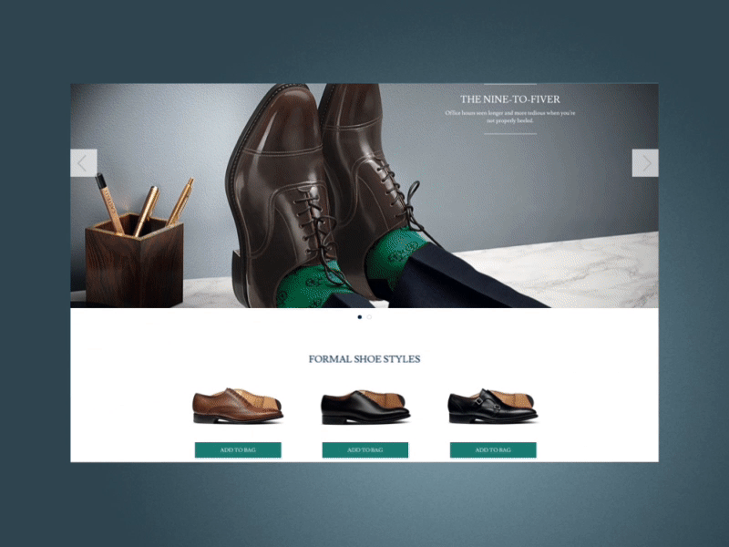 Shoe Reboot animated content design ecommerce fashion interaction interaction animation motion parallax parallax website principle app shoes ui ux ui web design webdesign website