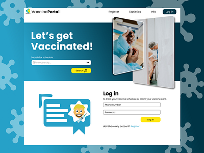 VaccinePortal by KEMENKES RI branding graphic design illustration typography ux vaccine vector
