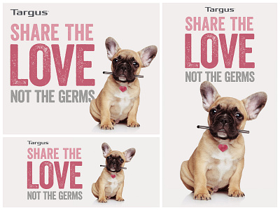 Share the Love Not the Germs art direction brand brand design branding corporate creative direction design layout photoshop typography