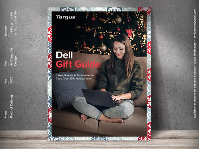 Dell Gift Guide (Product Catalog Cover) art direction brand branding corporate creative direction design illustrator indesign layout photoshop