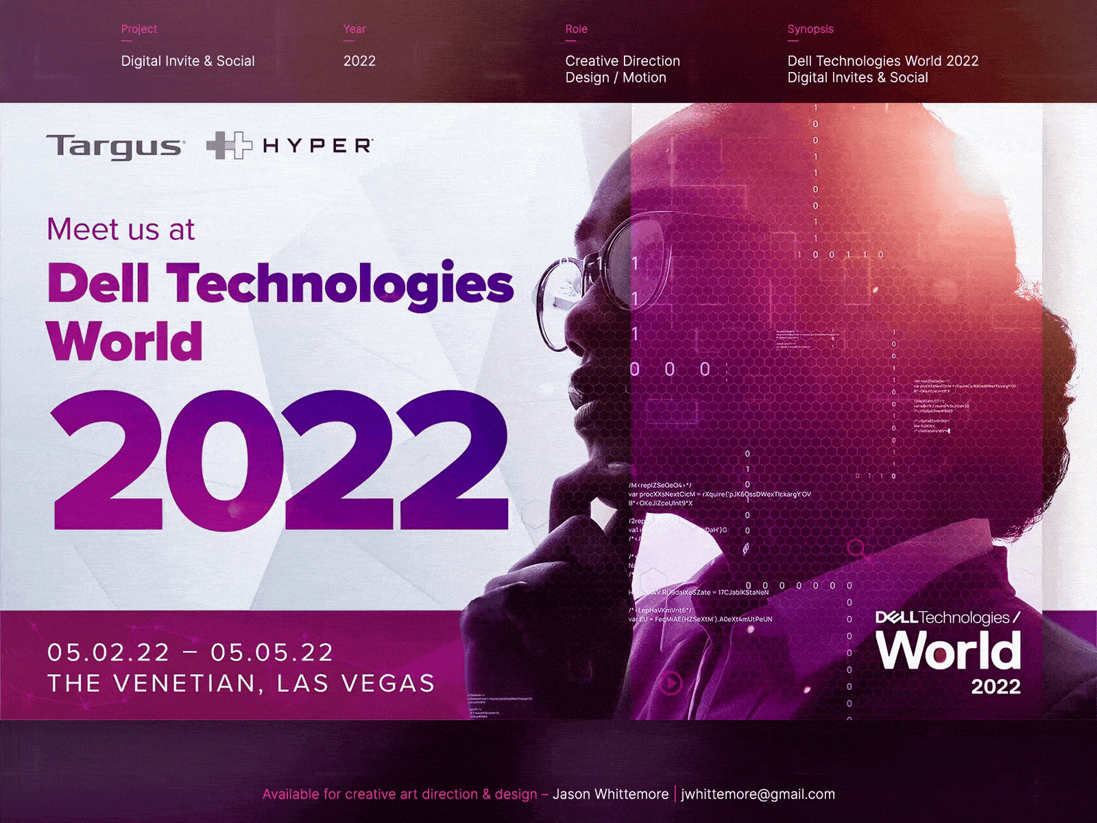+ Digital Invite – DTW2022 art direction brand branding corporate creative direction design html email layout motion photoshop