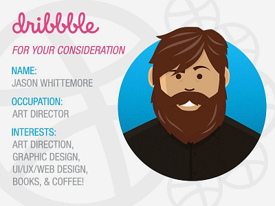 Dribbble – For Your Consideration design draft dribbble illustration invite prospect