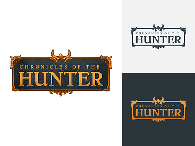 Chronicles of the Hunter adventure branding comic book comic books comics design logo logo design logo mark logo type logodesign logotype type typogaphy typography art