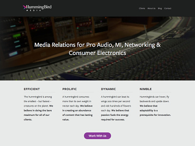 Hummingbird Media Website