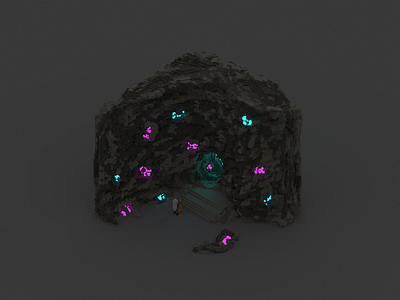 Voxel experiment | The Cave