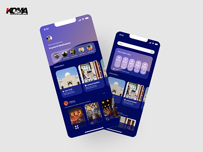 Fasting Info App app design fasting app homescreen mobile mobile app ui