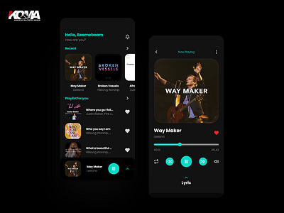 Music App UI Design