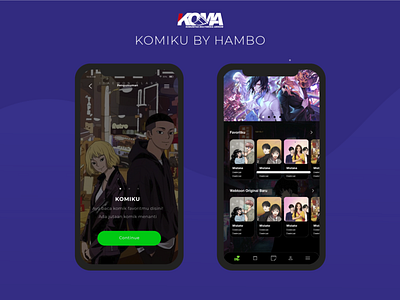 Komiku - Comic App comic comic app komik komiku ui uidesign