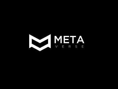 META VERSE Tech Logo flat logo