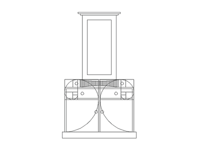 Mirror Table 03 3d mode furniture design furniture layout furniture work lkitchen design room design sketch up wood art design wood furniture