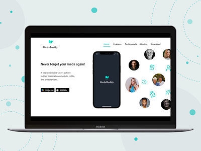 MedsBuddy - Website design design healthcare ui uiuxdesign uiuxdesigner ux website concept website design websites