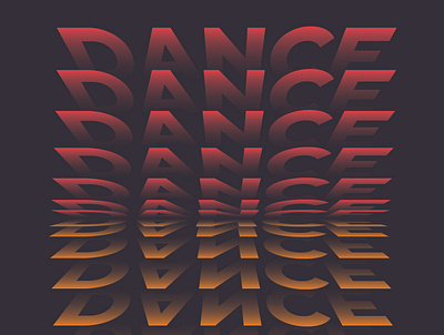 Dance dance design design art digital flipbook gradient graphic design illustration illustrator poster vector art vector illustration