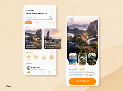 Travel app design holiday mobile travel ui ux