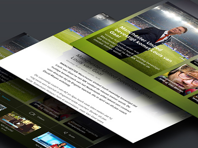 Local news app app design interface ipad media news peperzaken tablet ui ux