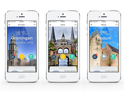 NDC Mediagroup App app design dutch iphone local mobile netherlands news newspaper peperzaken ui ux