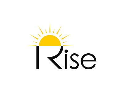 "Rise" Wordmark Logo branding letter letter logo lettering logo logo design logo idea logo inspiration logotype mark rise wordmark