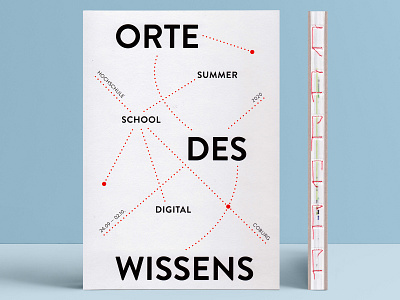Orte des Wissens book cover book design cover cover art design dust jacket typography