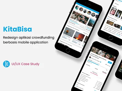 UI/UX Case Study : Redesign KitaBisa App app app design crowdfunding design design thinking kitabisa redesign ui