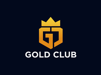 Gold Club Logo art brand identity brand mark branding design club crown design g logo gc letter gc logo gold club gradient icon illustration king lettermark logo logo mark queen word mark