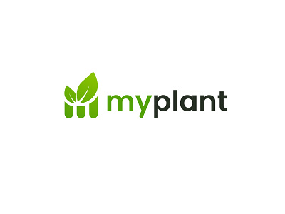 Plant logo ( M + Leaf ) brand mark concept flower green grow leaf logo leaves letter mark logo logo identity m leaf m logo mark minimal modern nature organic logo plant logo unique