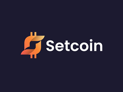 Setcoin Logo | S Letter bitcoin branding coin crypto currency design ethereum icon identity lettering logo logo mark logotype mark monogram nft logo s coin s crypto logo symbol token