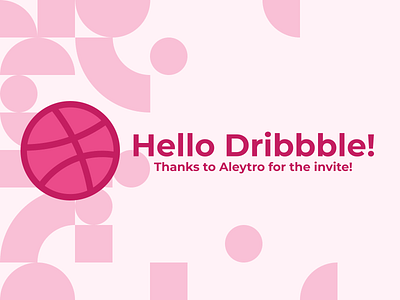 Hello Dribbble! design dribbble hello hello dribbble illustration vector